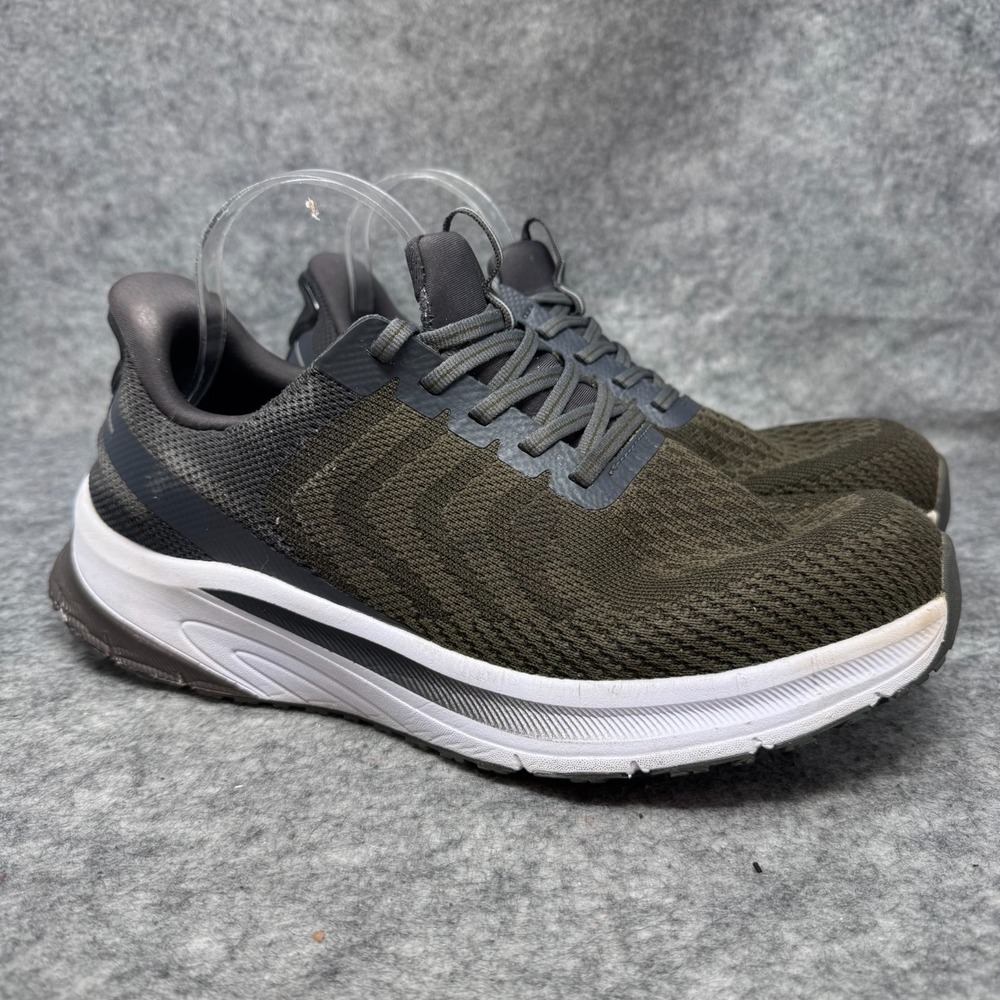 Orthofeet Comfort Tilos Shoes Mens Size 10.5 2E Wide Olive Green Hands-Free